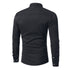 Wedding Tuxedo Shirt Men Brand Fashion Slim Fit Long Sleeve Mens Dress Shirts